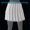 White school uniform skirt