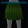 Green school uniform skirt