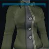 Olive green riding jacket