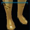 Gold boots