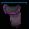 Black and lilac Jorvik saddle
