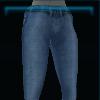 Blue slim-fit jeans