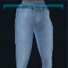 Light blue slim-fit jeans