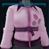 Pink puffa jacket