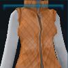 Orange riding waistcoat