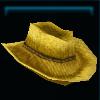 Yellow straw hat