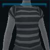 Gray striped t-shirt