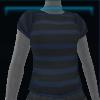 Blue striped t-shirt