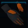 Orange elite gloves