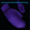 Purple mittens