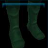 Green riding boots