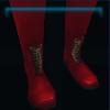 Red arena boots