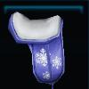 Purple snowflake saddle