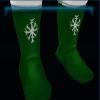 Green Santa shoes