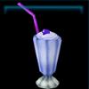 Blueberry milkshake