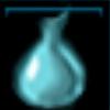 Teardrop shaped flask
