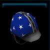 Blue star helmet