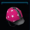 Pink star helmet