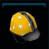 Yellow star helmet