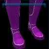 Purple sports boots