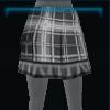 Black checkered skirt