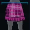 Pink checkered skirt