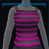 Pink striped top