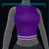 Purple sports vest