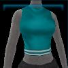 Turquoise sports vest