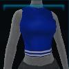 Blue sports vest