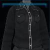 Black western shirt