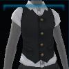 Waistcoat with white shirt