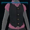 Waistcoat with pink shirt