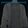 Gray knitted Valedale sweater