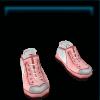 Pink padded sneakers