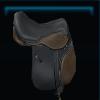 Brown fall saddle