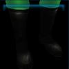 Lightweight emerald jockey boots