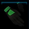 Lightweight emerald racing gloves