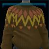 Brown knitted ice sweater