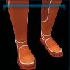 Elegant orange boots