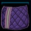 Purple Winter saddle pad