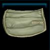 Lined green saddle pad