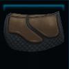 Black wilderness saddle pad