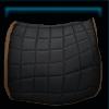 Black windbreaker saddle pad