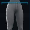 Gray windbreaker pants
