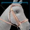 Pink designer bridle