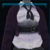 Purple school cardigan