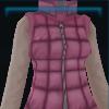 Warm pink Spring vest
