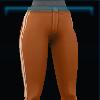 Orange windbreaker pants