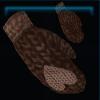 Brown Winter mittens